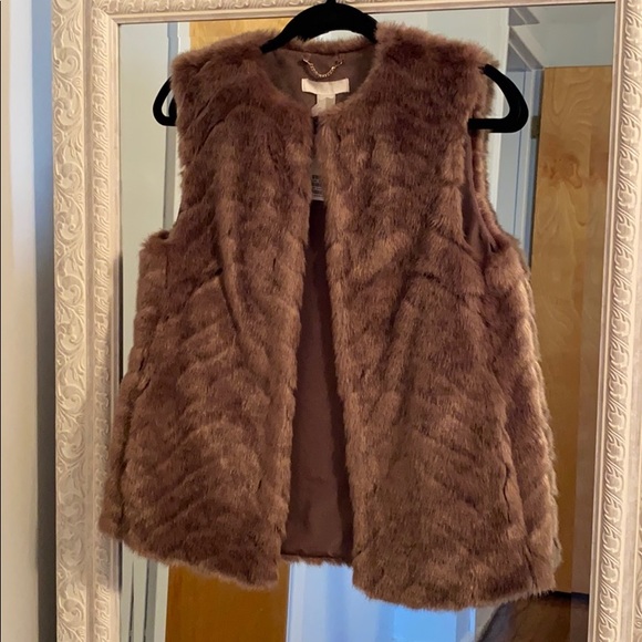 H&M Jackets & Blazers - H&M Fur Vest- Brand New!